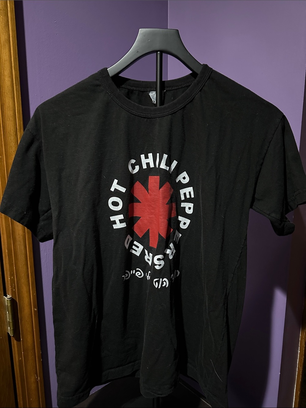 Kids Black Red Graphic Band T‑Shirt